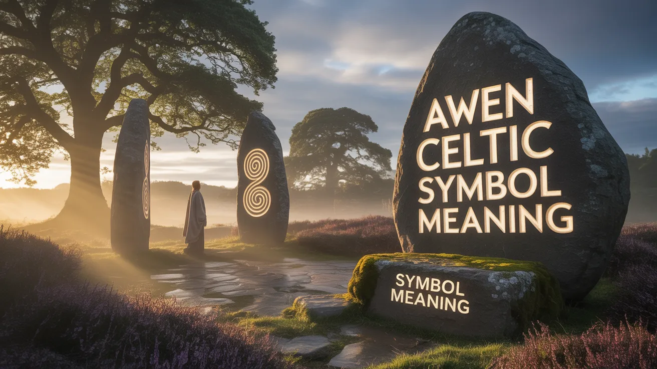 Awen Celtic Symbol Meaning