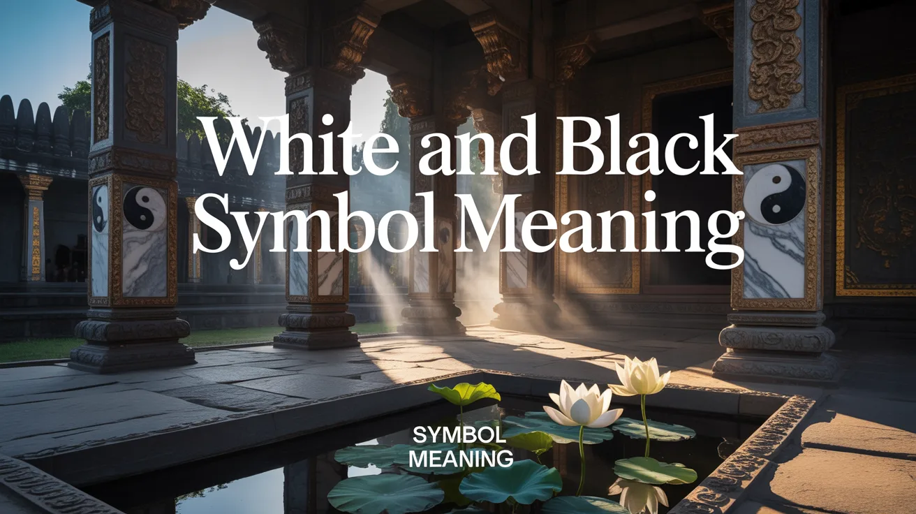 White and Black Symbol Meaning