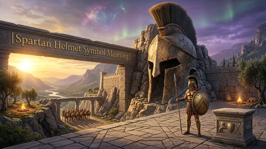 Spartan Helmet Symbol Meaning