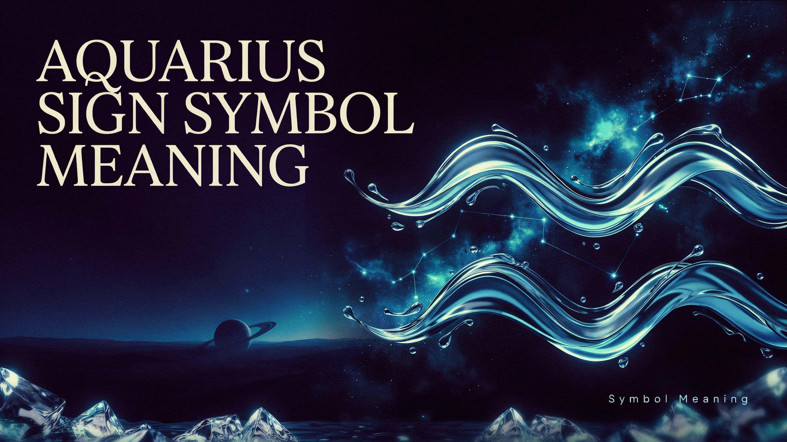 Aquarius Sign Symbol Meaning